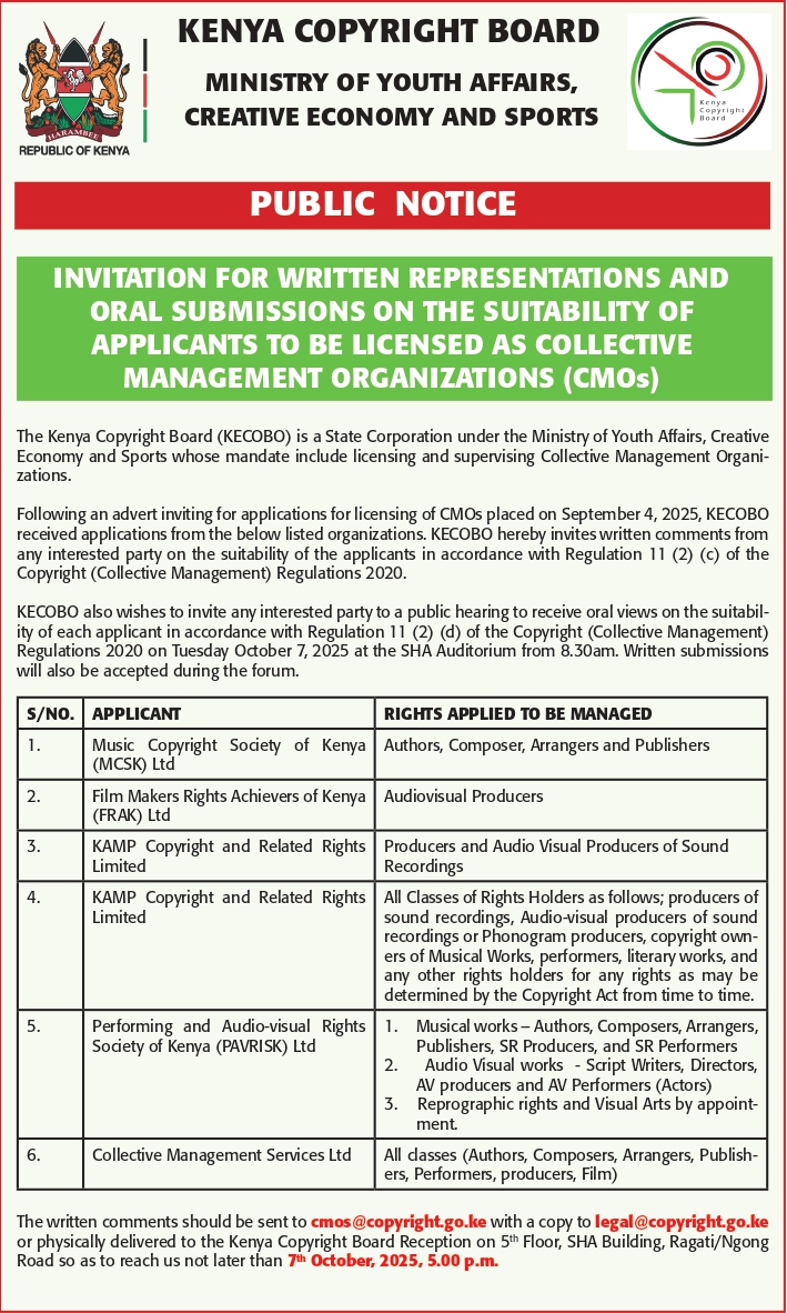 CMOs PUBLIC PARTICIPATION NOTICE -2025